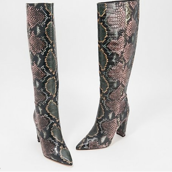 Sam Edelman | Shoes | Nwt Sam Edelman Snake Print Boots | Poshmark
